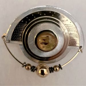 Handcrafted Pendant or Pin